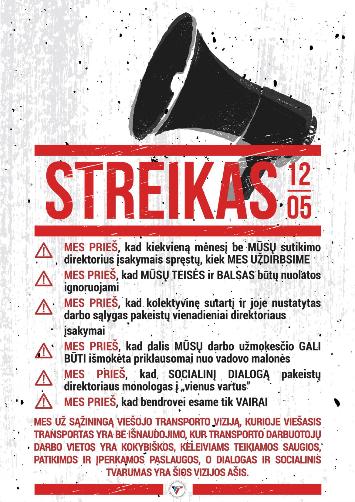 streikas vvt pl
